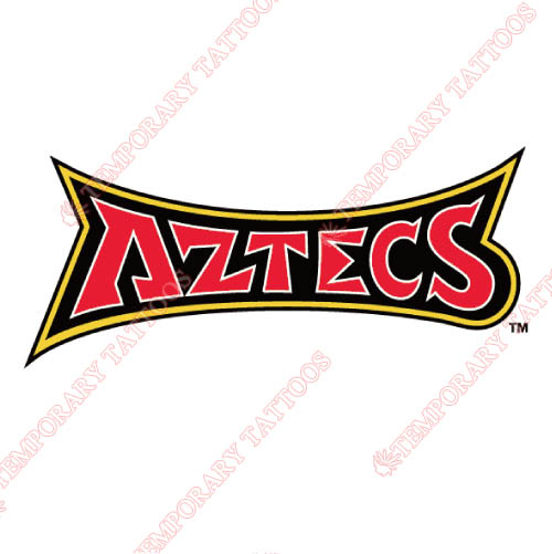 San Diego State Aztecs Customize Temporary Tattoos Stickers NO.6108
